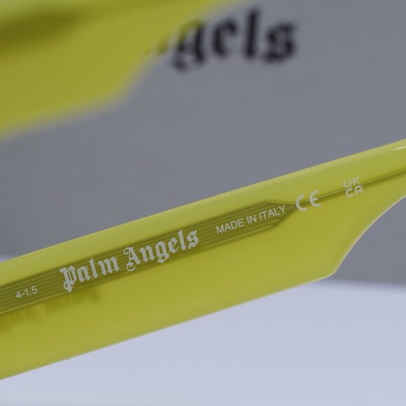 Palm Angels PERI102 WILLOW 1807 Rectangle Sunglasses - Yellow/Grey Palm Angels PERI102 WILLOW 1807 Rectangle Sunglasses  main image 4